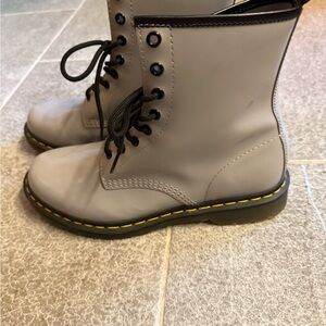 Dr. Martens Gray Ankle Boots